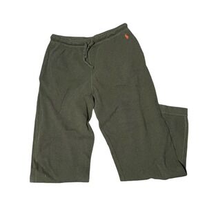 Polo‎ Ralph Lauren Mens Sleep Pants M Olive Waffle Cotton Preppy Cozy Athleisure